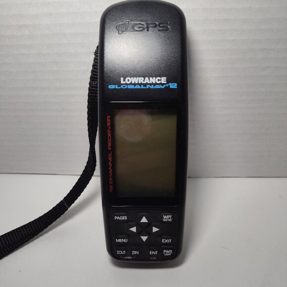 Lowrance GlobalNav 12 Channel Handheld GPS Receiver Tested Working VERY CLEAN - Picture 1 of 5
